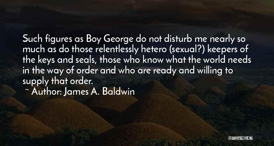 Hetero Quotes By James A. Baldwin