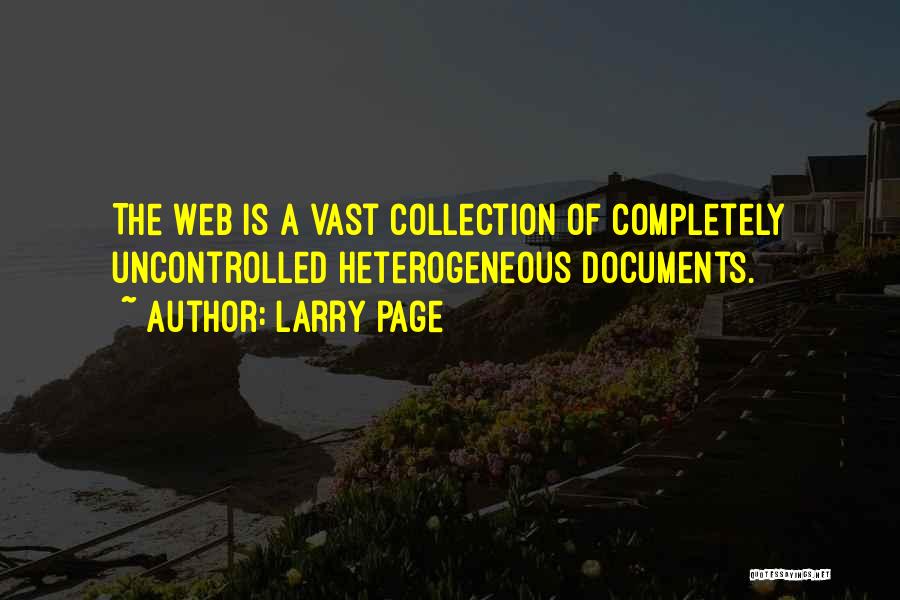 Heterogeneous Quotes By Larry Page