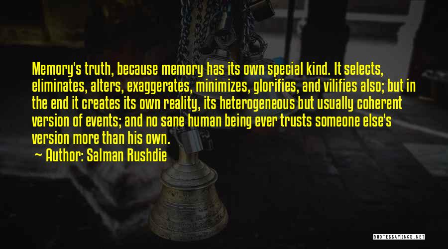 Heterogeneous Quotes By Salman Rushdie