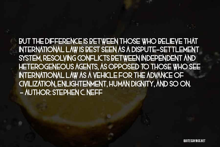 Heterogeneous Quotes By Stephen C. Neff