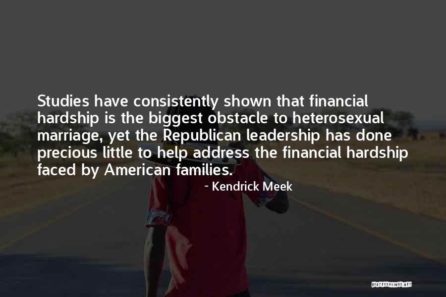 Heterosexual Marriage Quotes By Kendrick Meek Heterosexual Marriage Quotes By Kendrick Meek