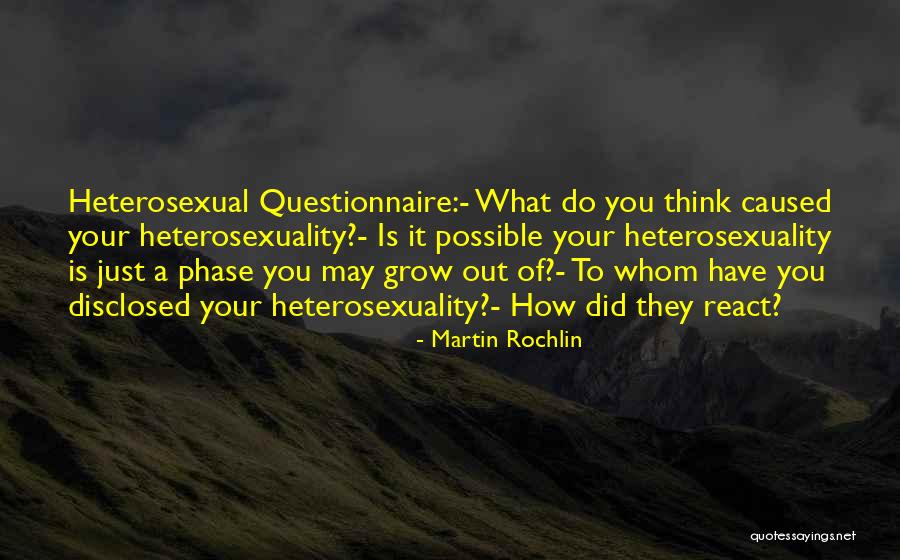 Heterosexuality Is Quotes By Martin Rochlin Heterosexuality Is Quotes By Martin Rochlin