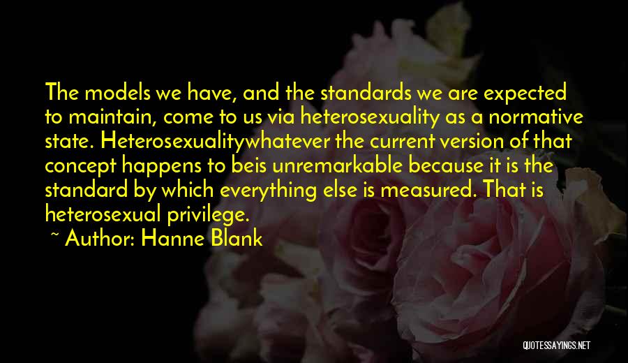 Heterosexuality Quotes By Hanne Blank