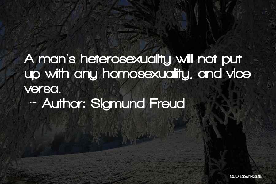 Heterosexuality Quotes By Sigmund Freud