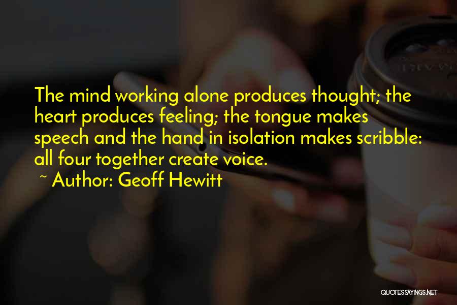 Hewitt Quotes By Geoff Hewitt