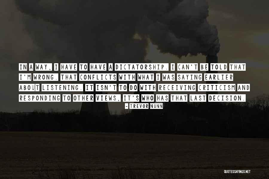 Hewontknowitspaleo Quotes By Trevor Nunn Hewontknowitspaleo Quotes By Trevor Nunn