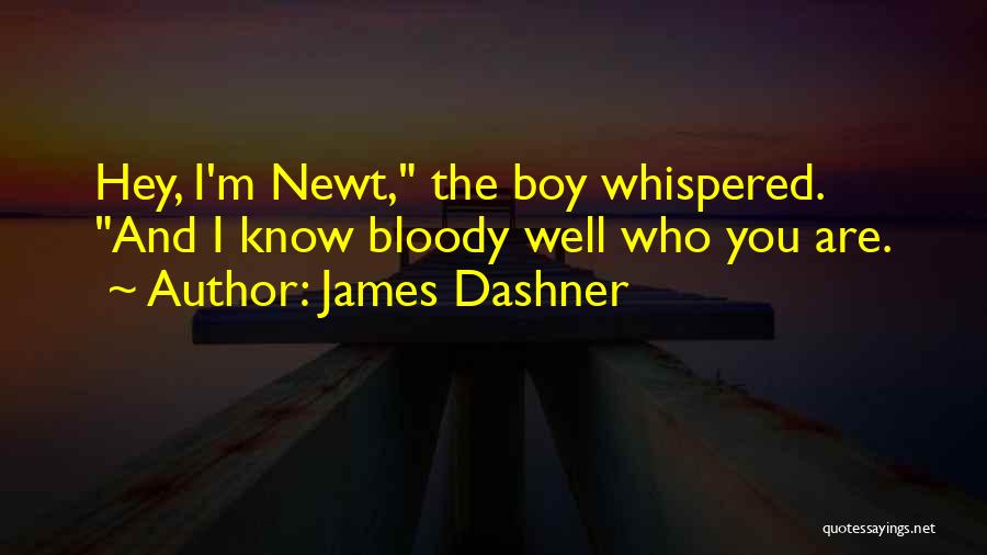 Hey Boy Quotes By James Dashner