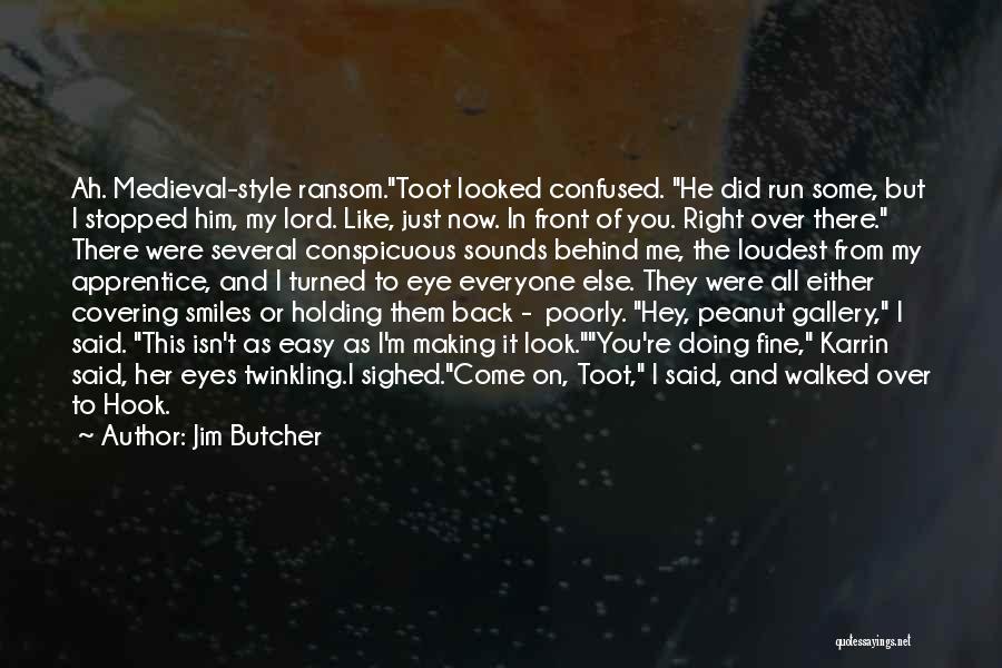 Hey Now Quotes By Jim Butcher