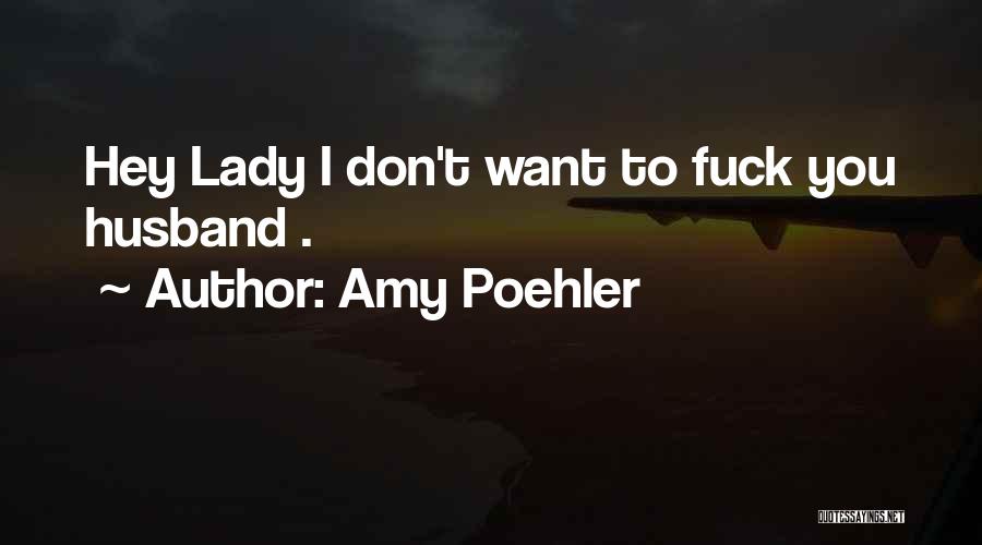 Hey You Funny Quotes By Amy Poehler