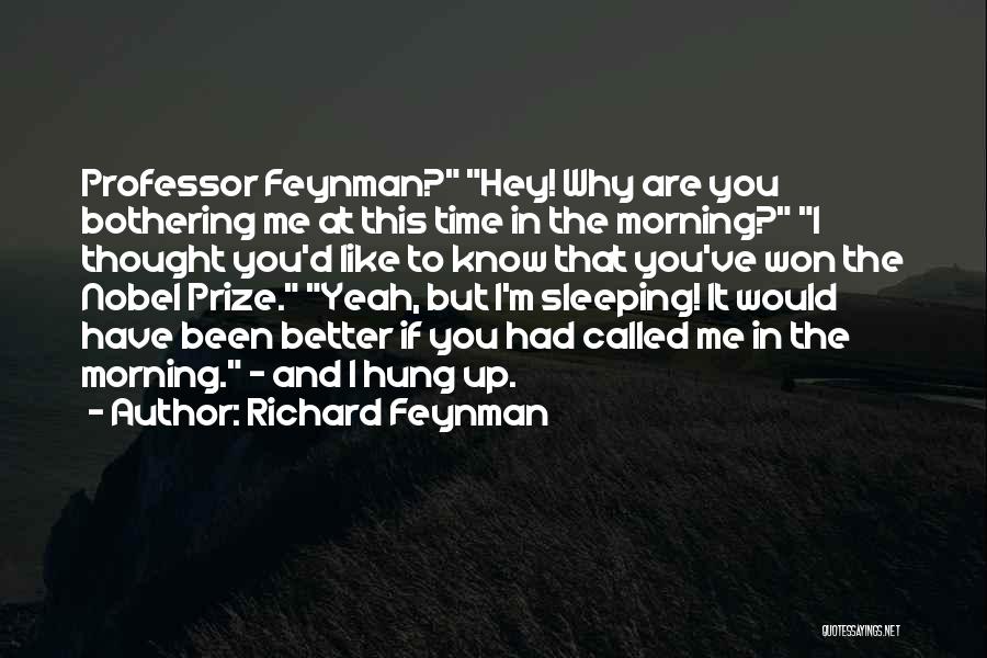 Hey You Yeah You Quotes By Richard Feynman