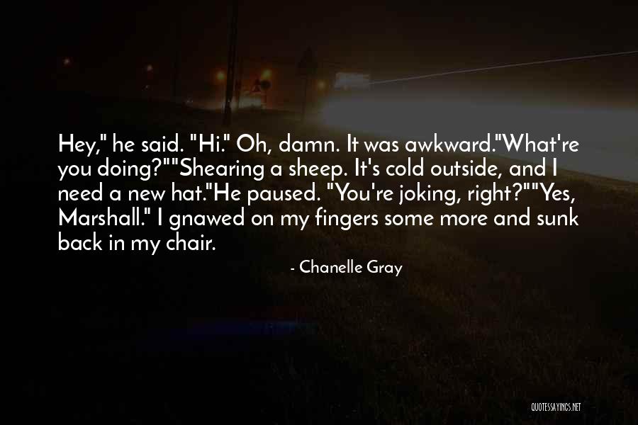 Hey You Yes You Quotes By Chanelle Gray