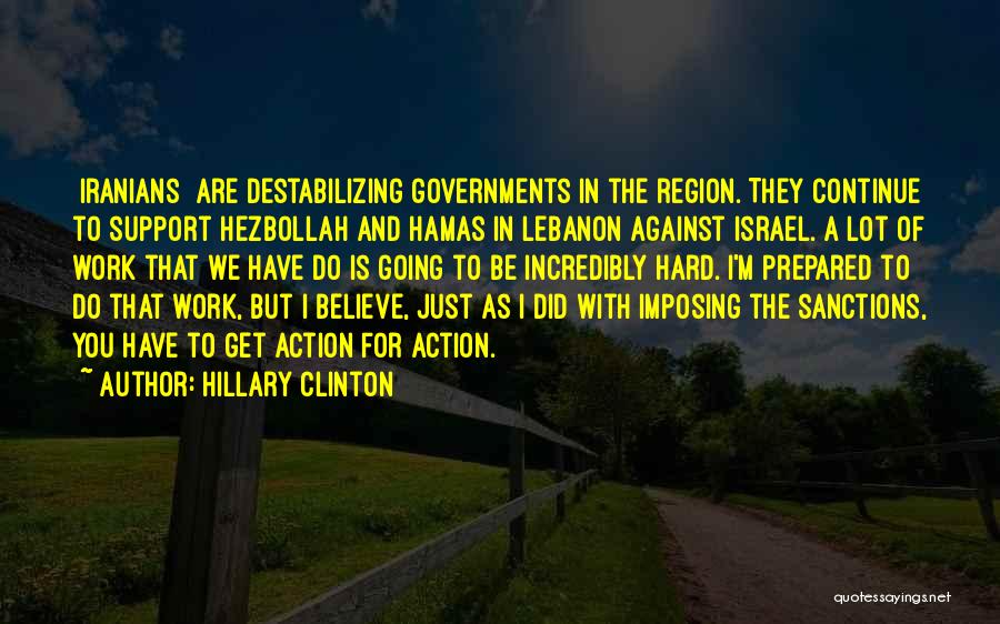 Hezbollah Quotes By Hillary Clinton