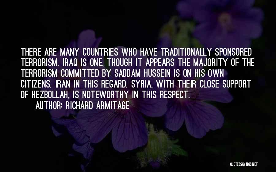 Hezbollah Quotes By Richard Armitage