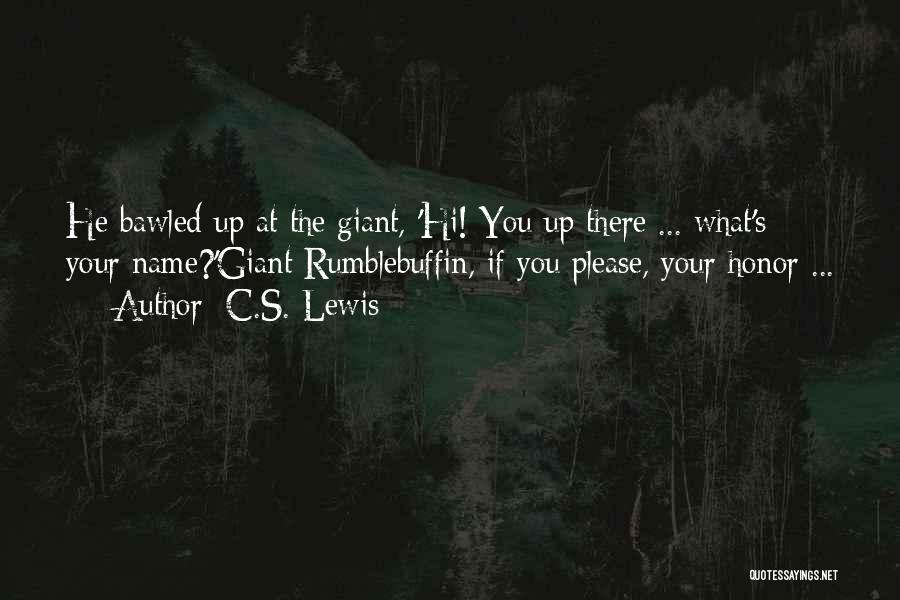Hi There Quotes By C.S. Lewis