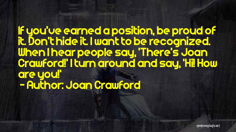 Hi There Quotes By Joan Crawford