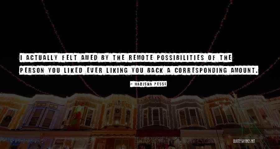 Hicok Mosin Quotes By Marisha Pessl Hicok Mosin Quotes By Marisha Pessl