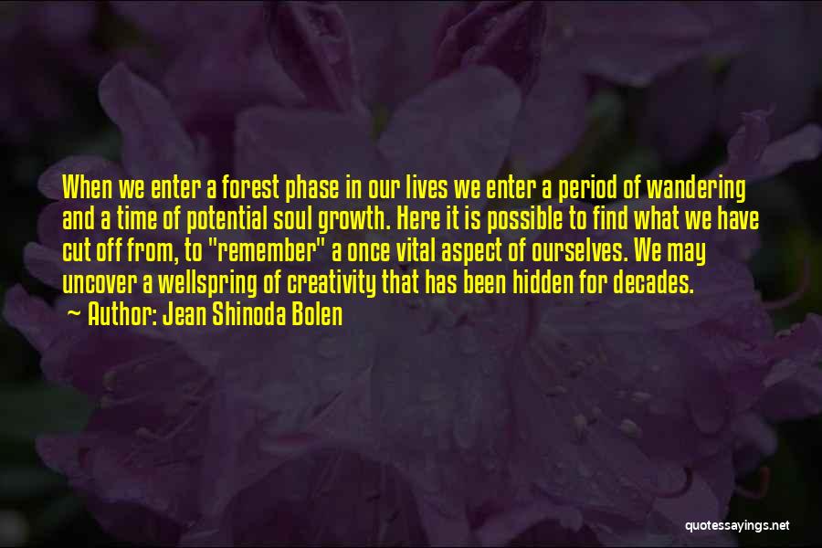 Hidden Potential Quotes By Jean Shinoda Bolen