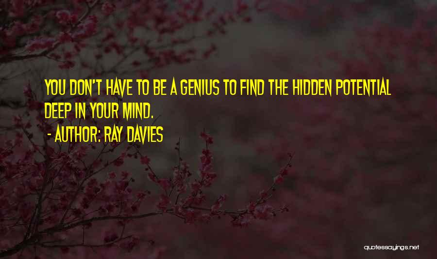 Hidden Potential Quotes By Ray Davies