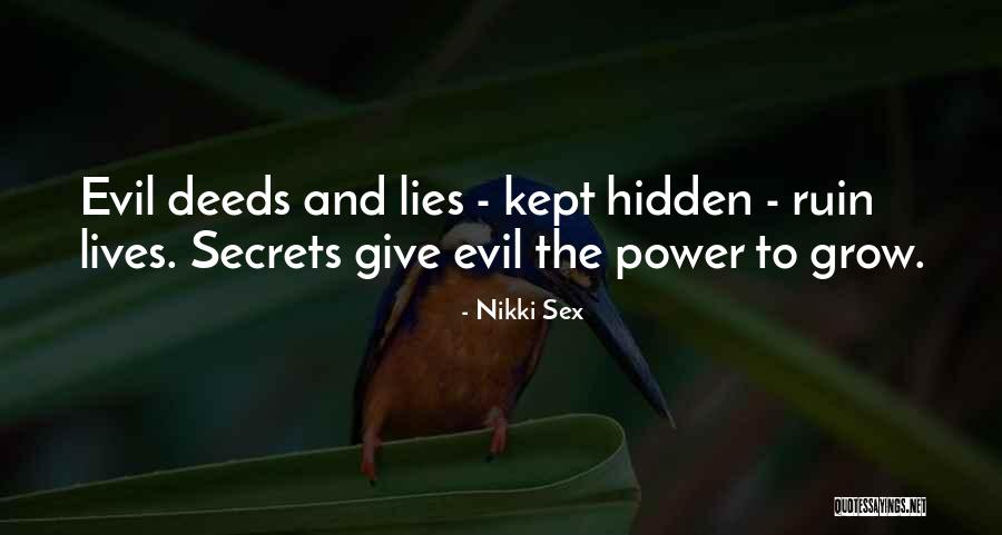 Hidden Power Quotes By Nikki Sex Hidden Power Quotes By Nikki Sex