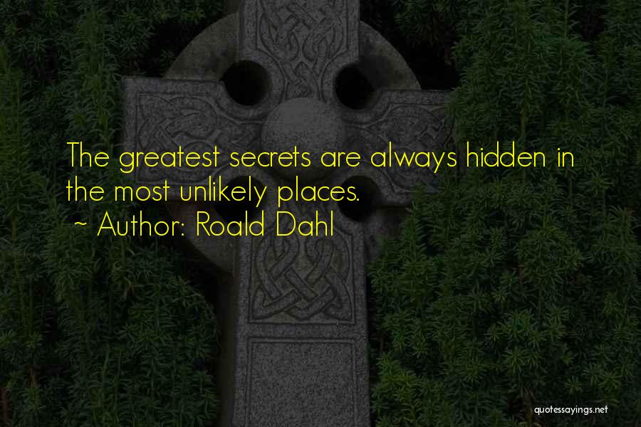 Hidden The Book Quotes By Roald Dahl