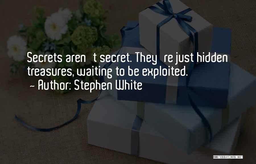 Hidden Treasures Quotes By Stephen White