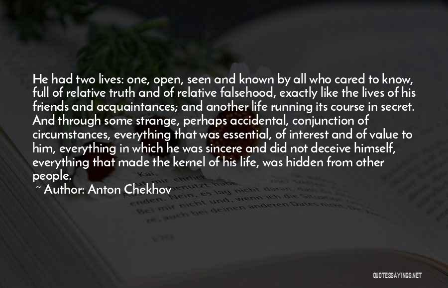 Hidden Truth Quotes By Anton Chekhov