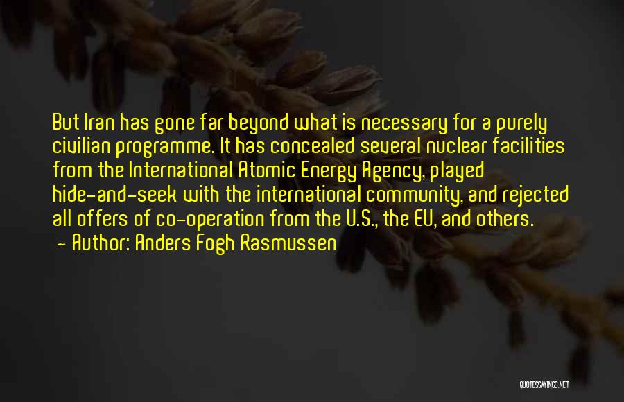 Hide And Go Seek Quotes By Anders Fogh Rasmussen
