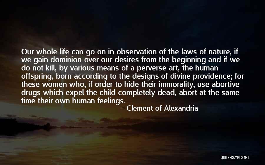 Hide Feelings Quotes By Clement Of Alexandria