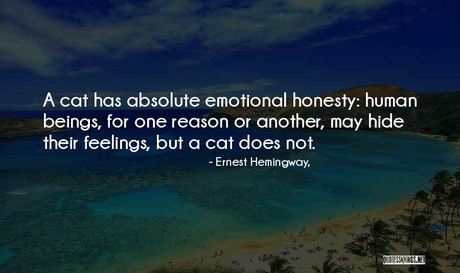 Hide Feelings Quotes By Ernest Hemingway,