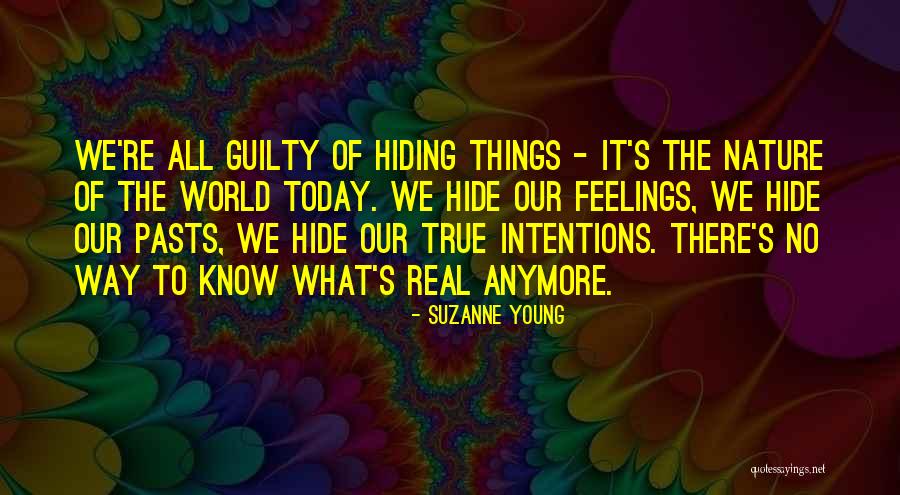 Hide Feelings Quotes By Suzanne Young