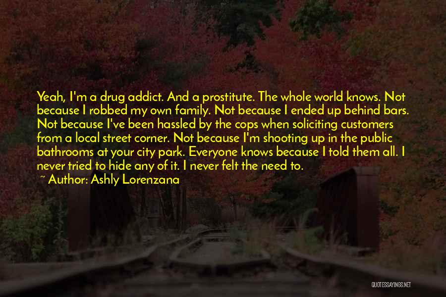 Hide From The World Quotes By Ashly Lorenzana