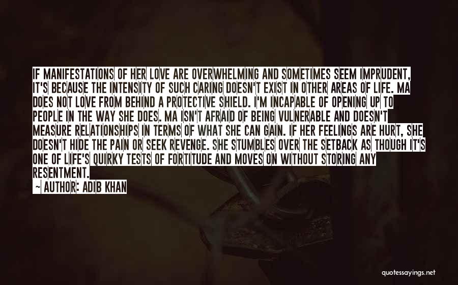 Hide Love Feelings Quotes By Adib Khan