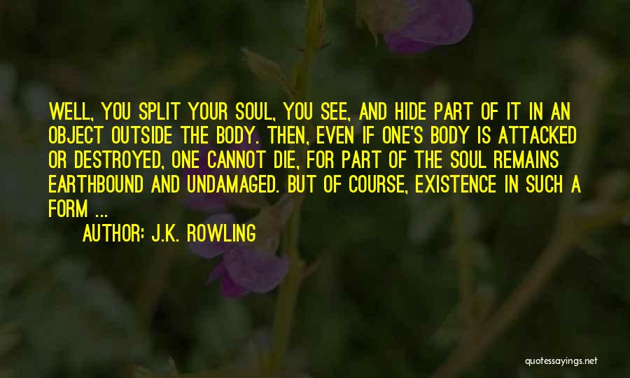 Hide Your Body Quotes By J.K. Rowling