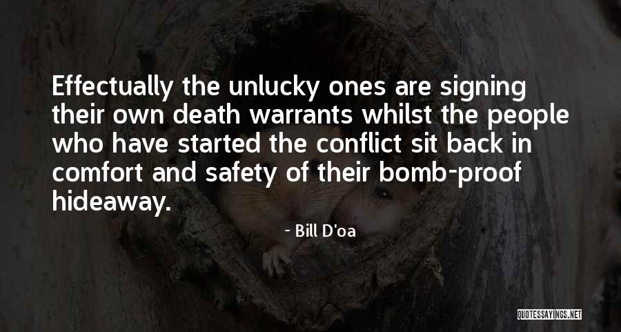 Hideaway Quotes By Bill D'oa