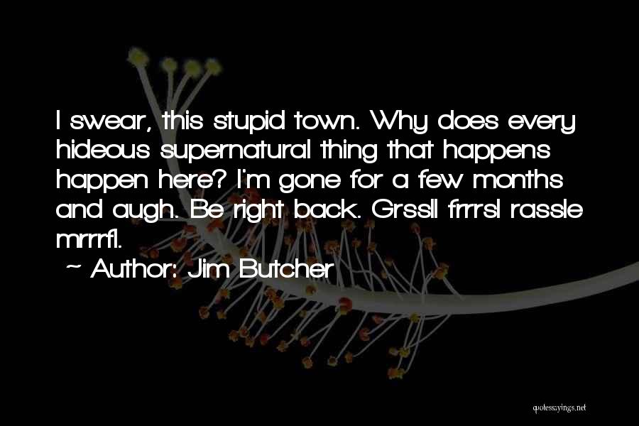 Hideous Quotes By Jim Butcher