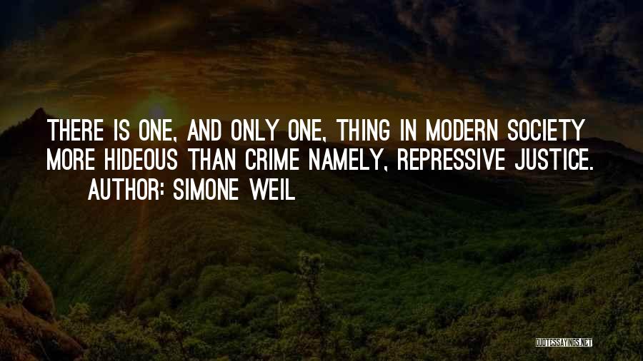 Hideous Quotes By Simone Weil