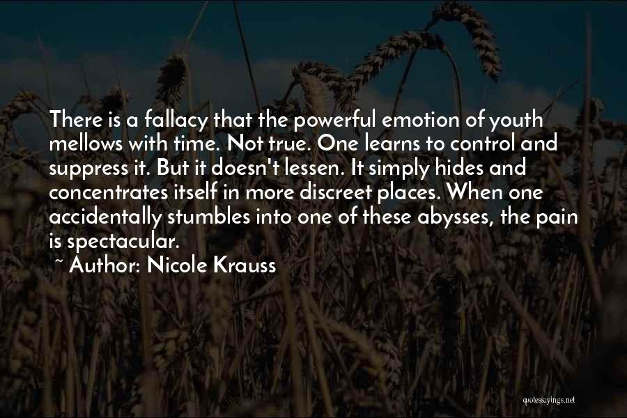 Hides Pain Quotes By Nicole Krauss