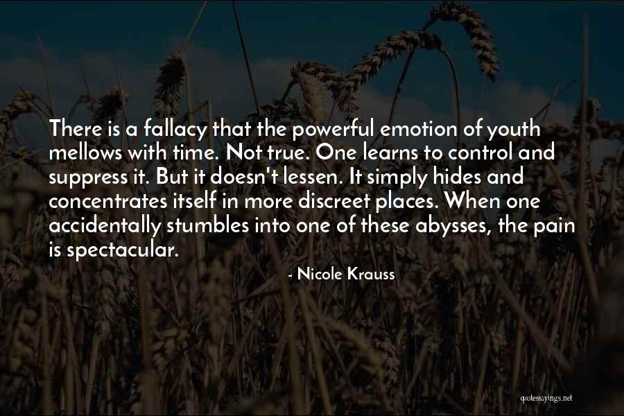 Hides Pain Quotes By Nicole Krauss