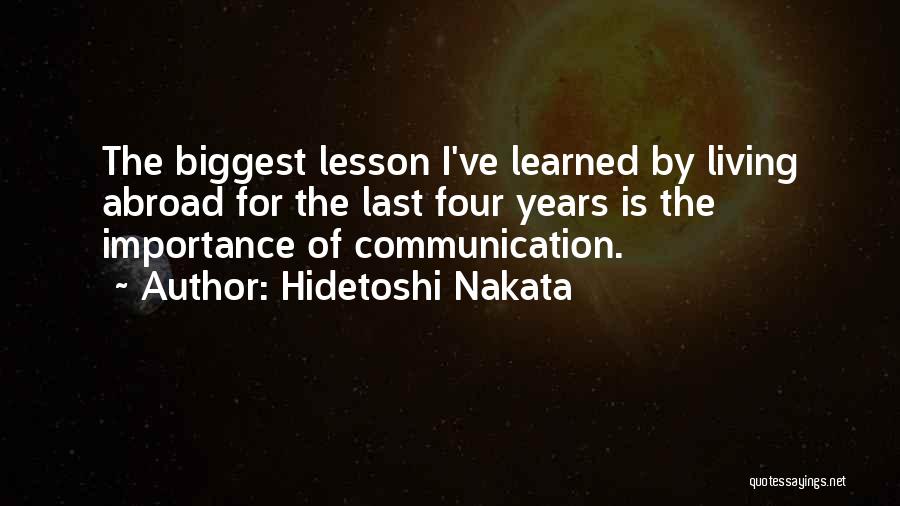 Hidetoshi Nakata Quotes 1667887