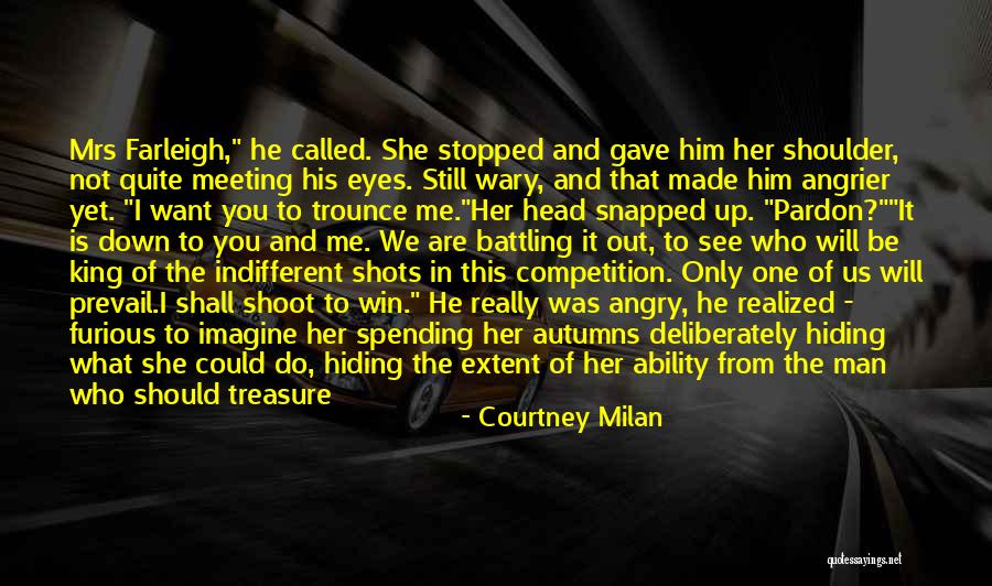 Hiding Eyes Quotes By Courtney Milan Hiding Eyes Quotes By Courtney Milan
