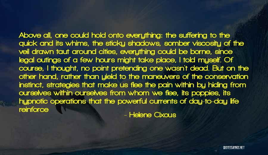 Hiding In The Shadows Quotes By Helene Cixous