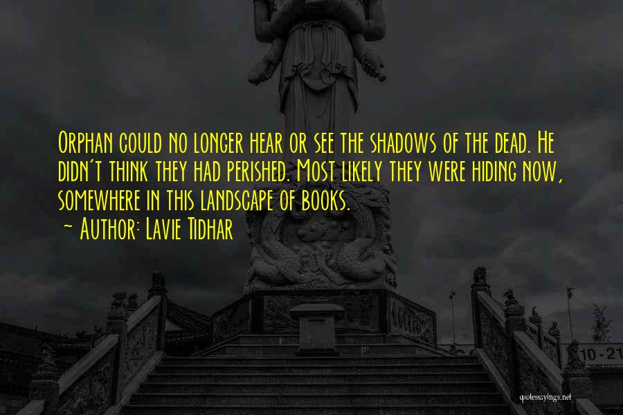 Hiding In The Shadows Quotes By Lavie Tidhar