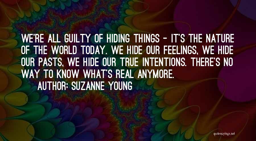 Hiding My Feelings Quotes By Suzanne Young