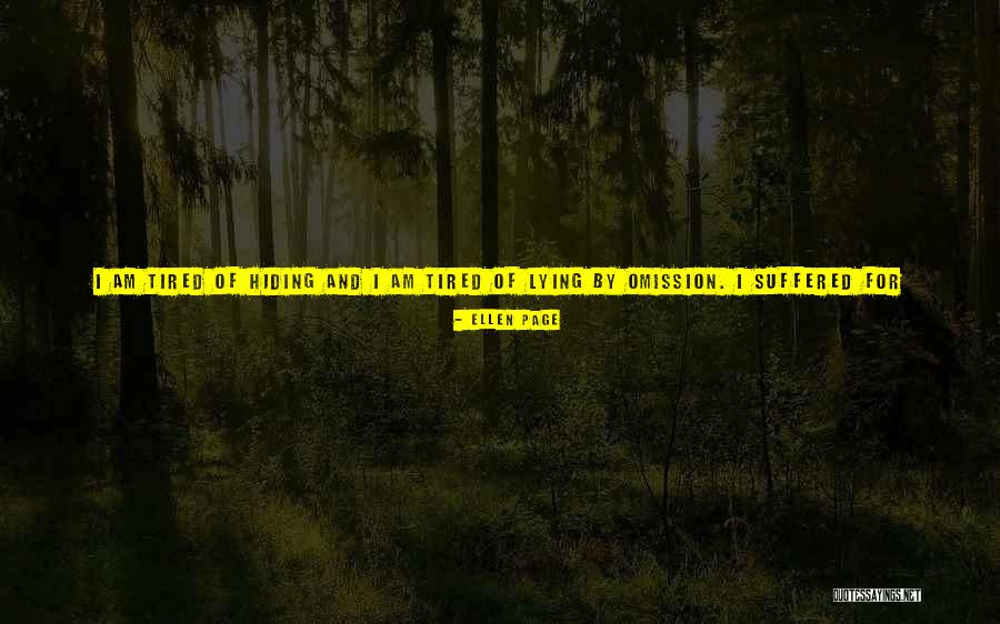 Hiding Pain Quotes By Ellen Page Hiding Pain Quotes By Ellen Page
