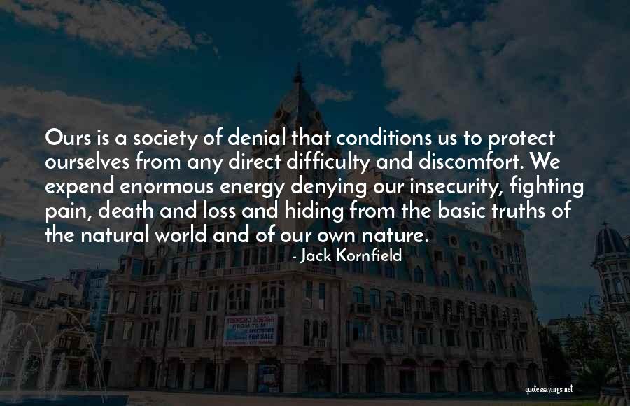 Hiding Pain Quotes By Jack Kornfield Hiding Pain Quotes By Jack Kornfield