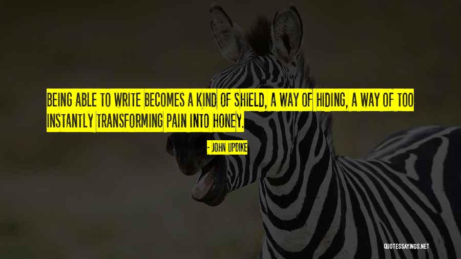 Hiding Pain Quotes By John Updike Hiding Pain Quotes By John Updike