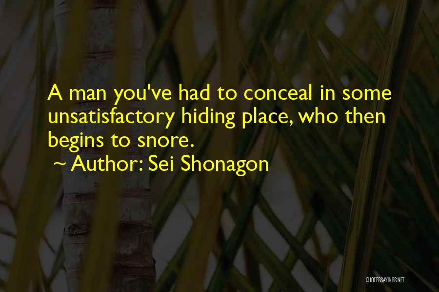 Hiding Something From Someone Quotes By Sei Shonagon