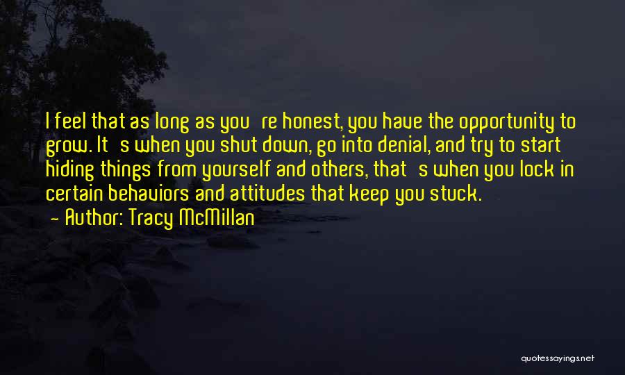 Hiding Things From Others Quotes By Tracy McMillan