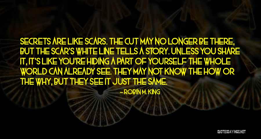 Hiding Truth Quotes By Robin M. King Hiding Truth Quotes By Robin M. King