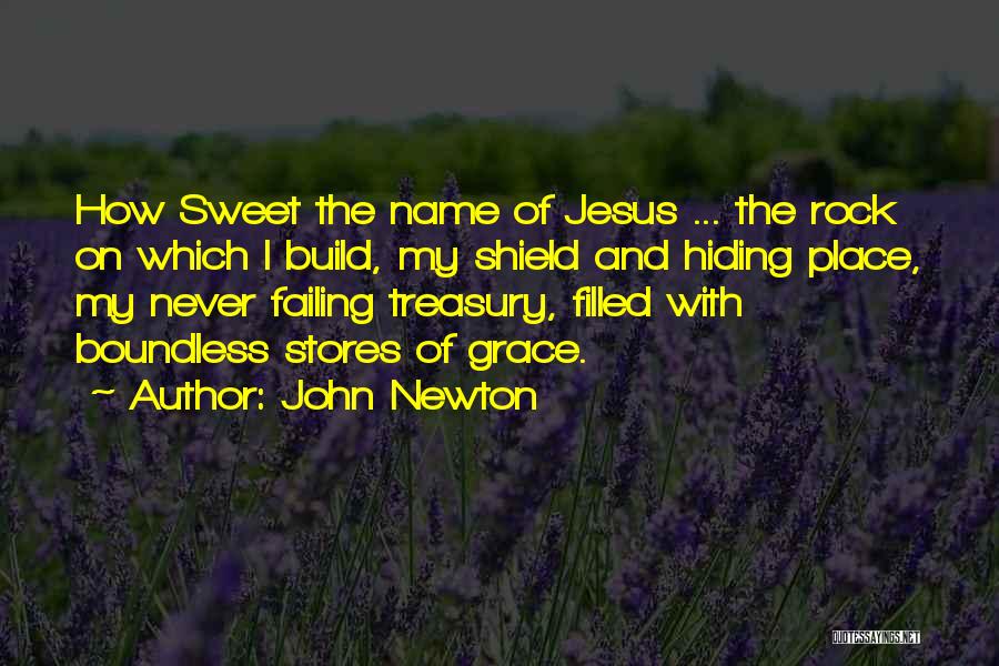 Hiding Under A Rock Quotes By John Newton